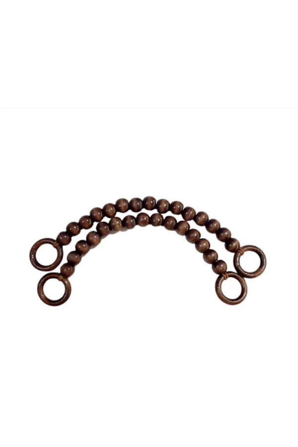 Ahşap Boncuk Kulp (KahveRengi)